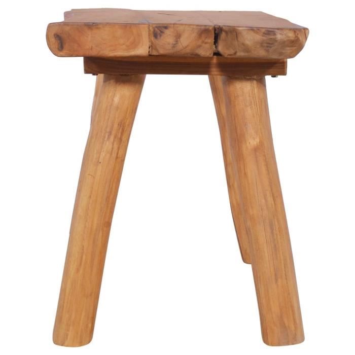 LVL - MEUBLE SIEGE - Banc de jardin 80 cm Bois de teck massif(1731)