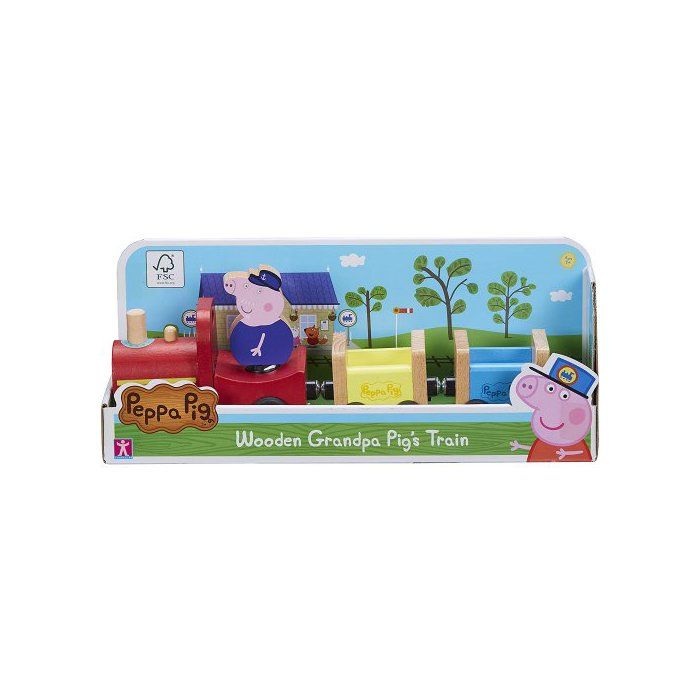 cavernedesjouets Coffret Train de Papy Pig, Le Grand Pere pour Peppa et George - Figurines, véhicule - Jouet préscolaire - Set Jeu avec Carte cavernedesjouets Coffret Train de Papy Pig, Le Grand Pere pour Peppa et George - Figurines, véhicule - Jouet préscolaire - Set Jeu avec Carte