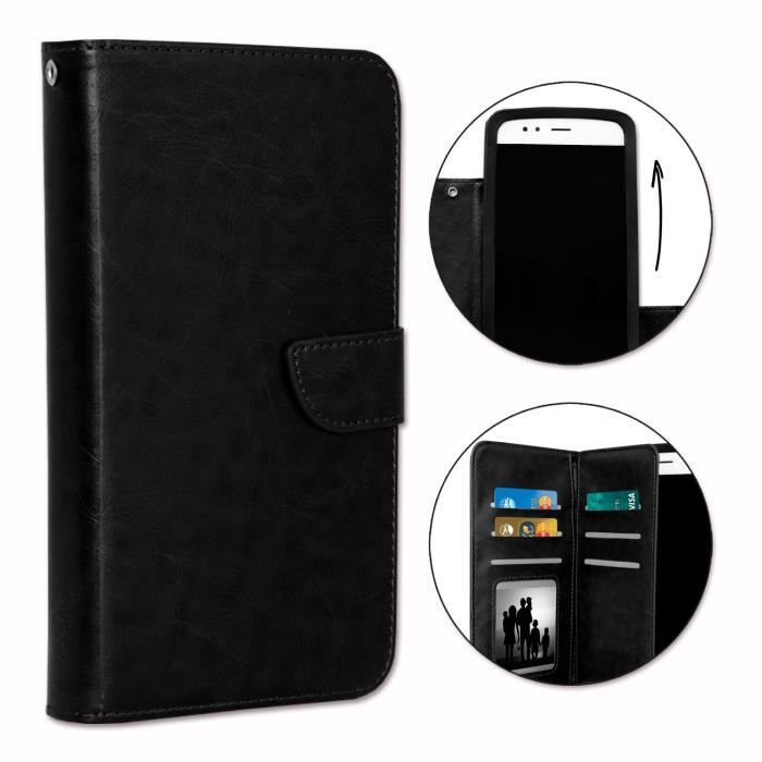 Etui pour smartphone Nokia C3 Éco cuir Fermeture magnétique