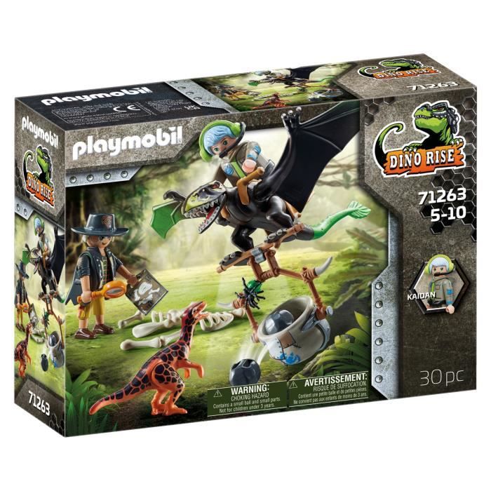 Playmobil 71263 Dimorphodon et Rangers - Dino Rise - avec Deux