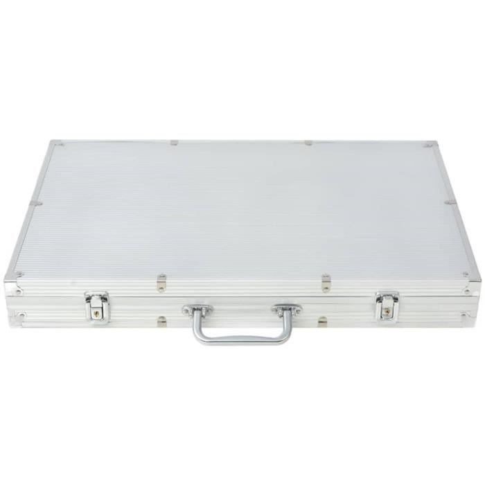 Jeu de poker avec 500 jetons Aluminium - DIO7380741896593