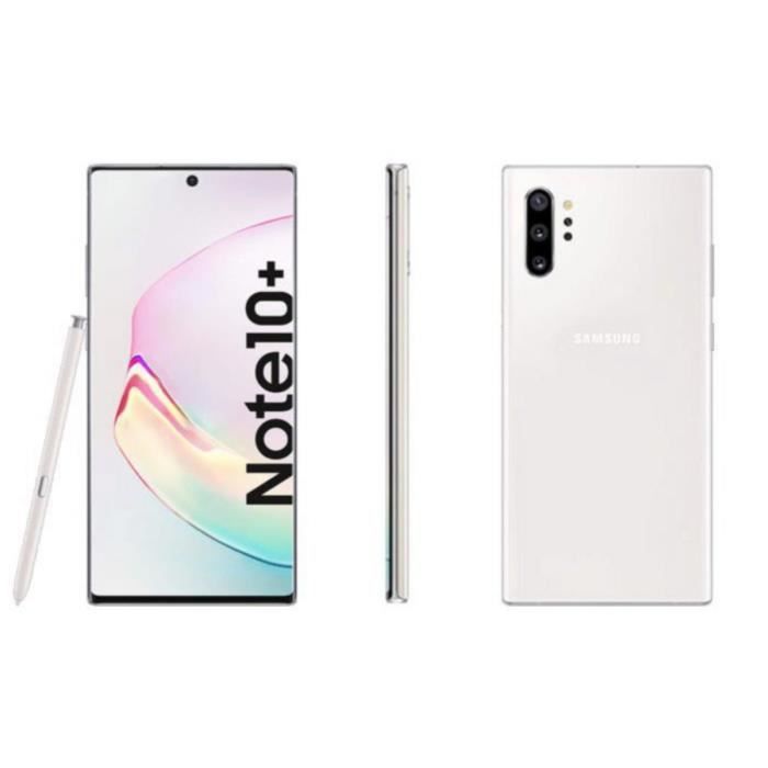 Vente Téléphone portable Samsung Galaxy Note10+ 256Go Blanc pas cher Vente Téléphone portable Samsung Galaxy Note10+ 256Go Blanc pas cher