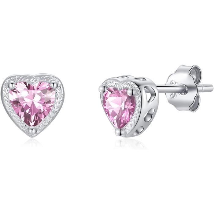 MILACOLATO 3 Paires de Boucles d'Oreilles en Argent pour Femmes Ensemble Hypoallergénique en Argent 925 avec Créoles et Clous d'Oreilles Zircon Boucles d'Oreilles Empilables pour Piercings Multiples