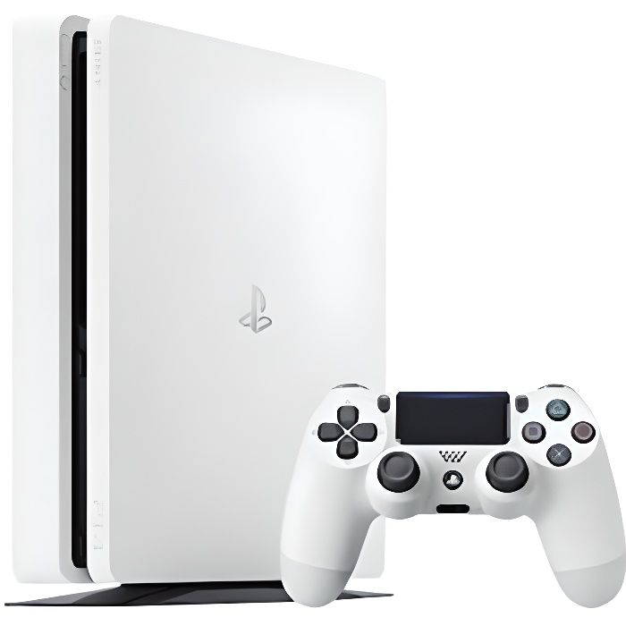 Console PlayStation 4 Chassis D 500Go Slim Blanc- Limited