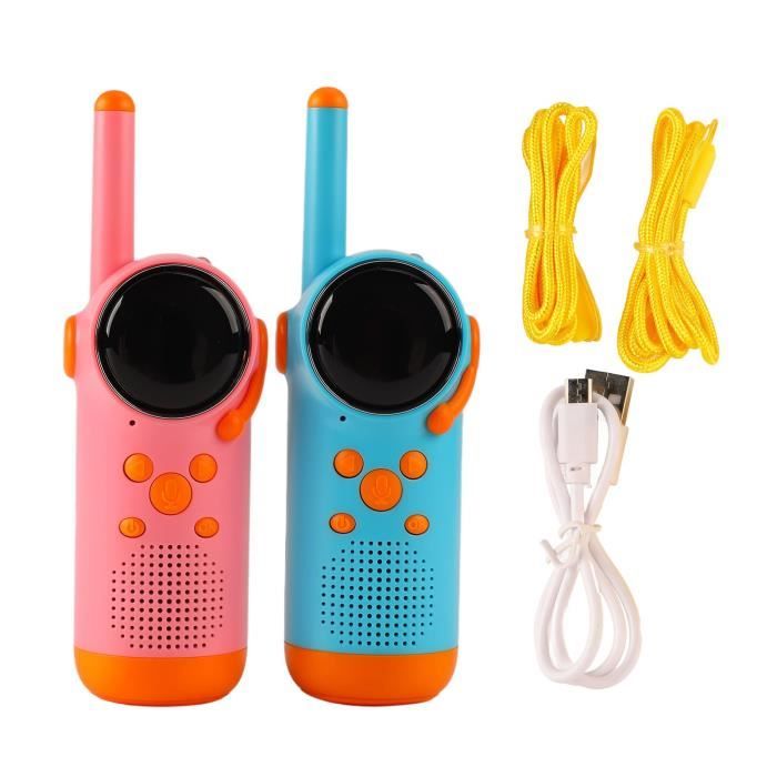 Talkies-walkies Enfants NXGKET – Lot De 3, Rechargeables USB, Portée 5 Km
