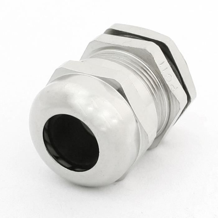 Lot De 20 Glandes étanches M18x1,5 Pour Câbles - Diamètre 10 Mm - Noir - Marque Uxcell