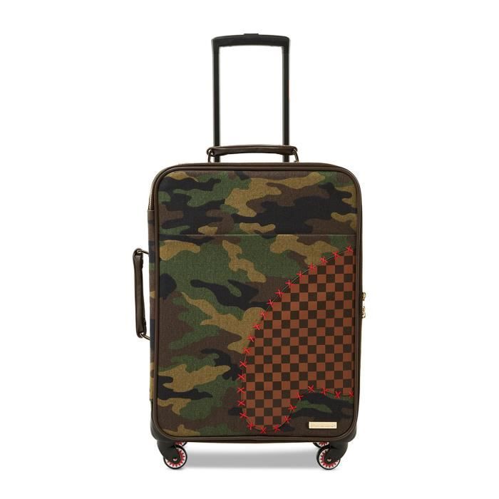Valise Sprayground Machine Française Trolley De Voyage 55x34x22 Cm - 36L - Marron