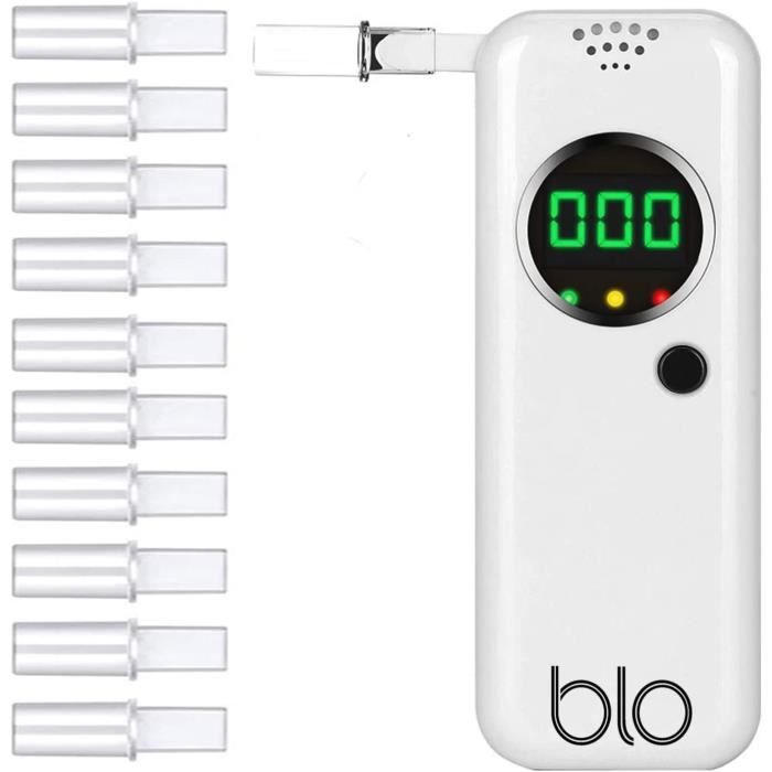  BLO Ethylotest Portable avec 5 Embouts buccaux Advance