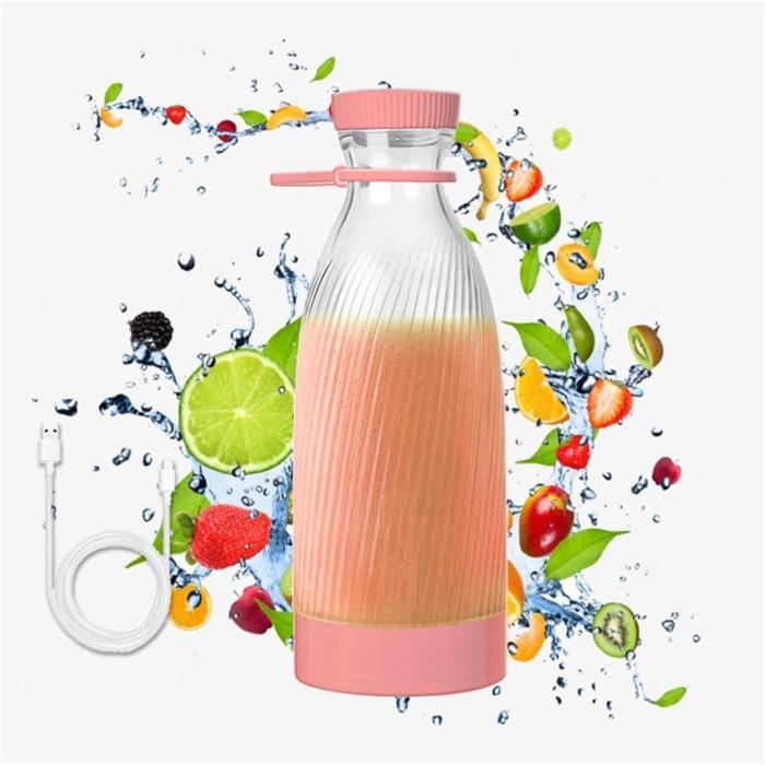 Mini Blender Smoothie, 500 Ml, Conception à 6 Lames Blender Juicely