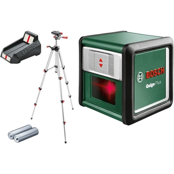 Laser lignes Quigo Plus de Bosch avec trépied (alignement facile à des ...