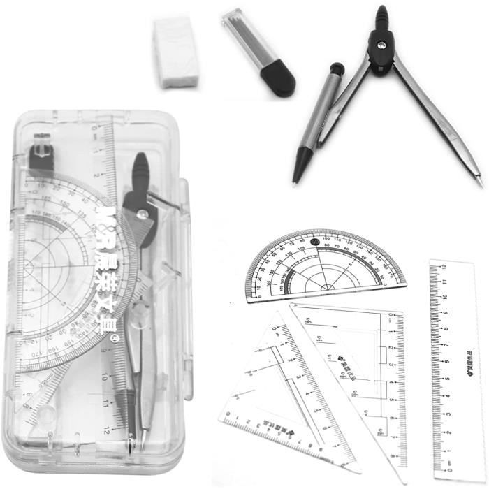 Ipetboom Compas De Précision Avec Porte-crayon Et Étui - Outil De Dessin Technique Et Géométrie Réglable