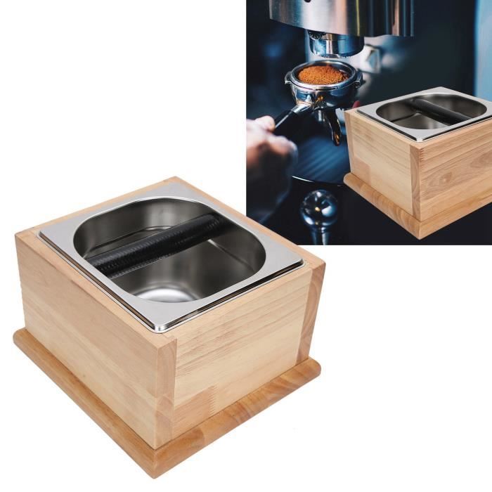 Dioche Récipient à Café Moulu Boîte à Déchets En Acier Inoxydable Pour
