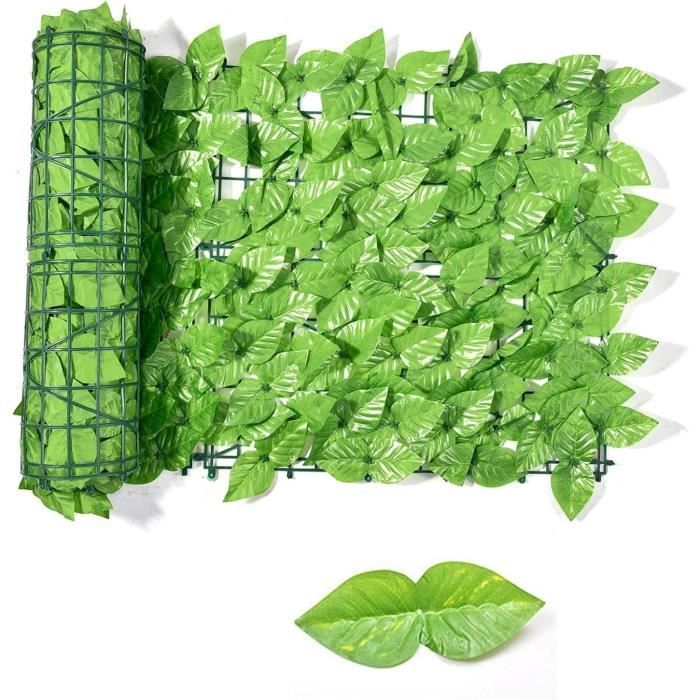 Guirlande Lierre Artificiel 60m - 3 Rouleaux X 20m Feuilles Vertes Naturelles Pour Décoration Mur Jardin Mariage