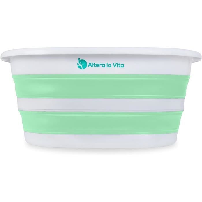 Panier à Linge KADAX 27L Plastique Anthracite - Corbeille Ventilée Salle De Bain