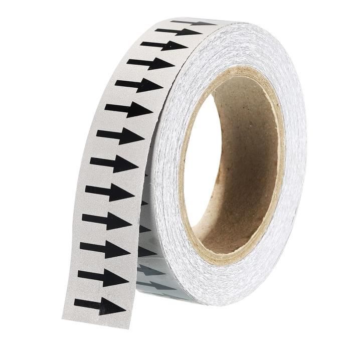 Noir Sur Gris Couleur Fl che Ruban Vinyle Autocollants Fl che noir-sur-gris-couleur-fl-che-ruban-vinyle-autocollants-fl-che