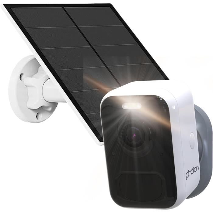 Camera de surveillance avec panneau solaire extérieure IP double à batterie basse 4MP caméra PTZ V380 caméra de sécurité solaire 4G
