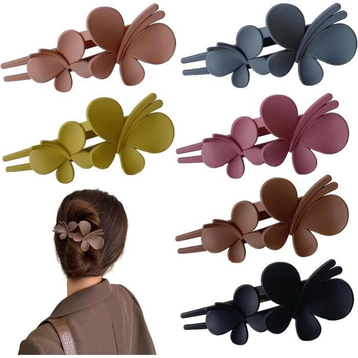 2 Barrettes à Cheveux Pour Femmes - Pins à Cheveux Long 9cm En PC, Génériques