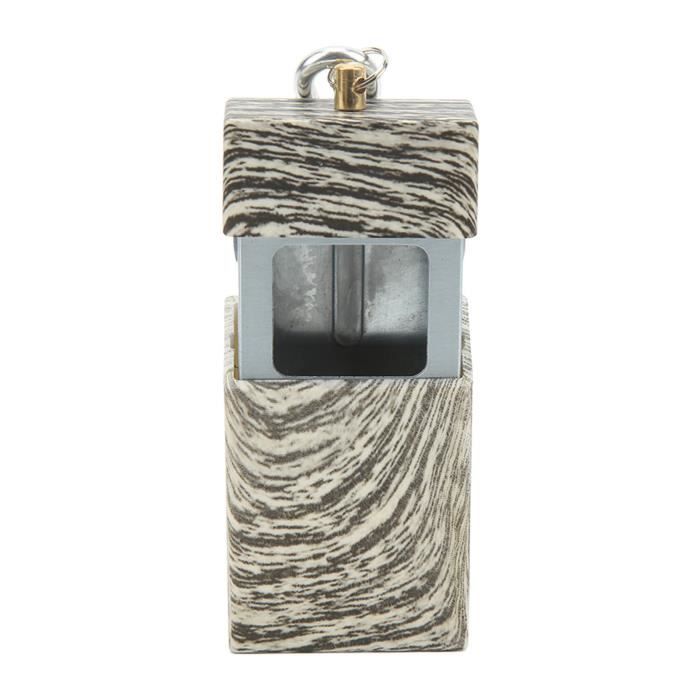 Mini Cendrier De Poche Anti-Odeurs - Capsule 5 Couches Avec Joint Silicone - Argent - Portable