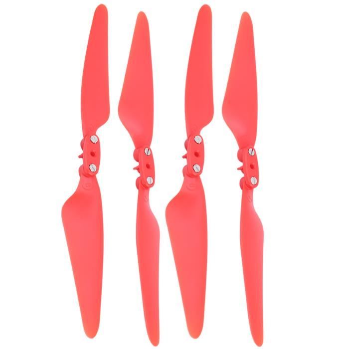VGEBY Hélice d'avion RC 4 pièces hélice RC Remplacement d'accessoire modifié pour Drone Bebop 2(Noir et Blanc