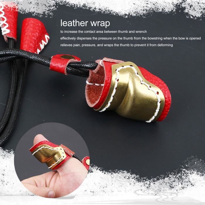 Gants De Tir à L'arc 2 Doigts – Cuir De Vache, Pour Droitier Ou Gaucher, Neufs