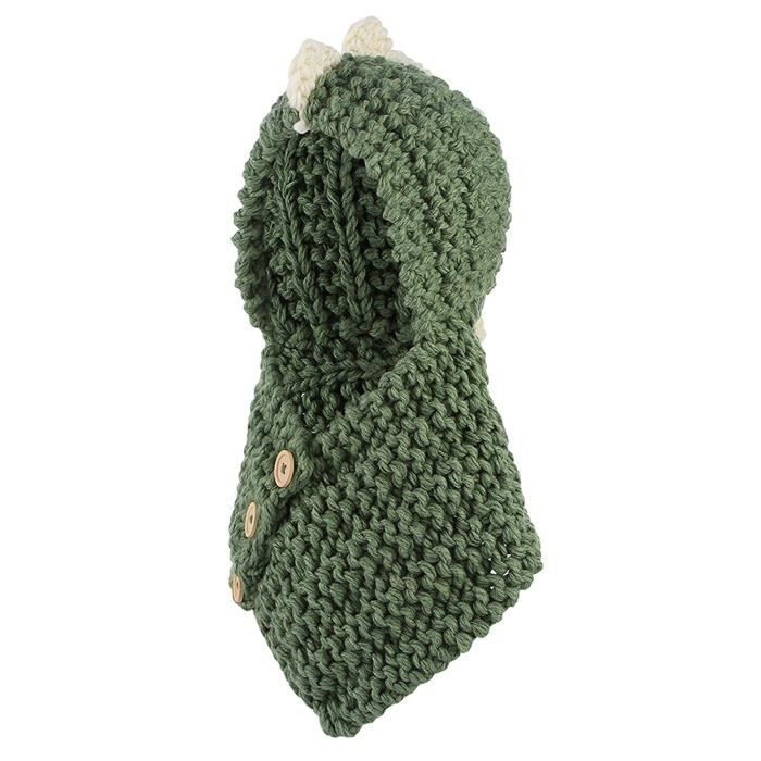 Bonnet En Tricot Enfant Fille Garcon Forme De Dinosaure Cartoon Mignon Echarpe Chaud Automne Hiver Voyage Loisir Tour De Tete M16 Cdiscount Pret A Porter