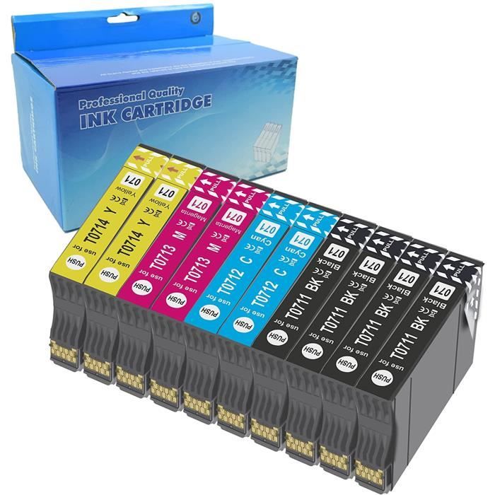 Cartouches D'encre Compatible Epson T0711 T0712 T0713 T0714 T0715 Pour
