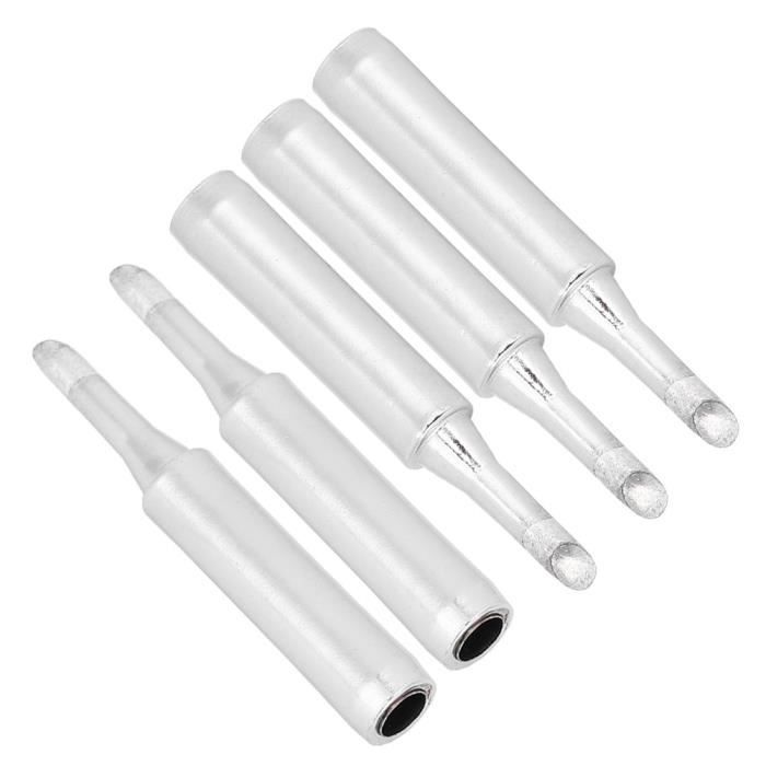 Pointes De Fer à Souder 60W - Lot De 2, Cuivre, Longueur 70 Mm, Diamètre 5,44 Mm