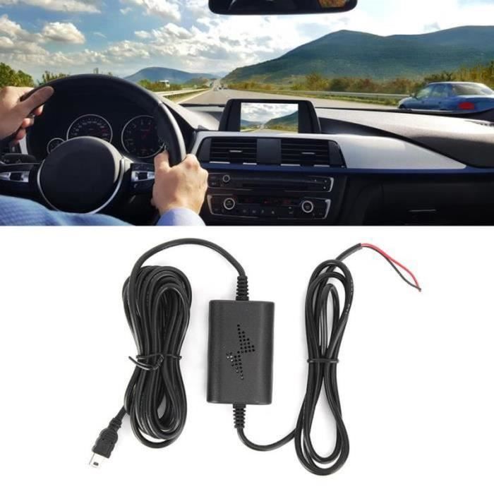 Kingslim H02 Dash Cam Hardwire Kit 11.5ft, Type C/Mini USB 2 in 1 fo