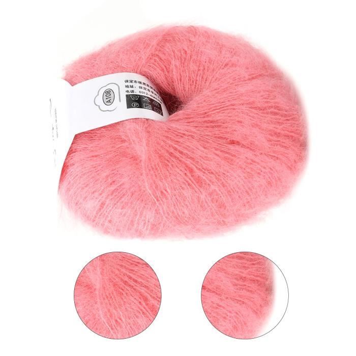 Lot De Laine En Angora Doux Et Mohair Chaud Pour Tricot - Neuf