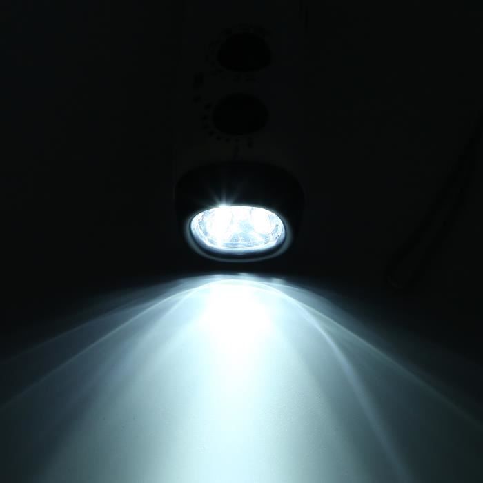 Lampe De Poche Radio À Manivelle À Énergie Solaire Et Chargeur De