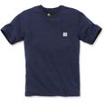 T-shirt manches courtes WORKWEAR POCKET TS navy - CARHARTT - S1103296412S-1