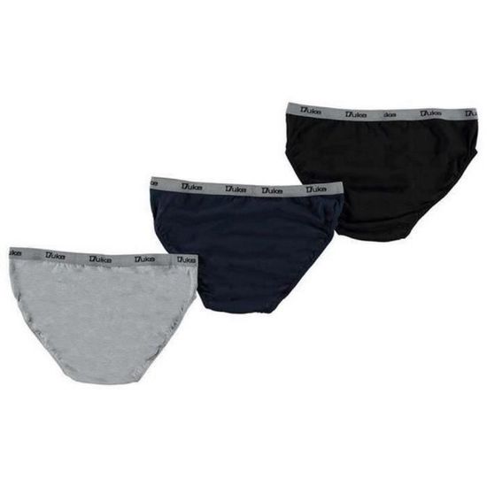 Boite de 3 Slips Grandes Tailles Duke Homme Noir Cdiscount Pret a Porter