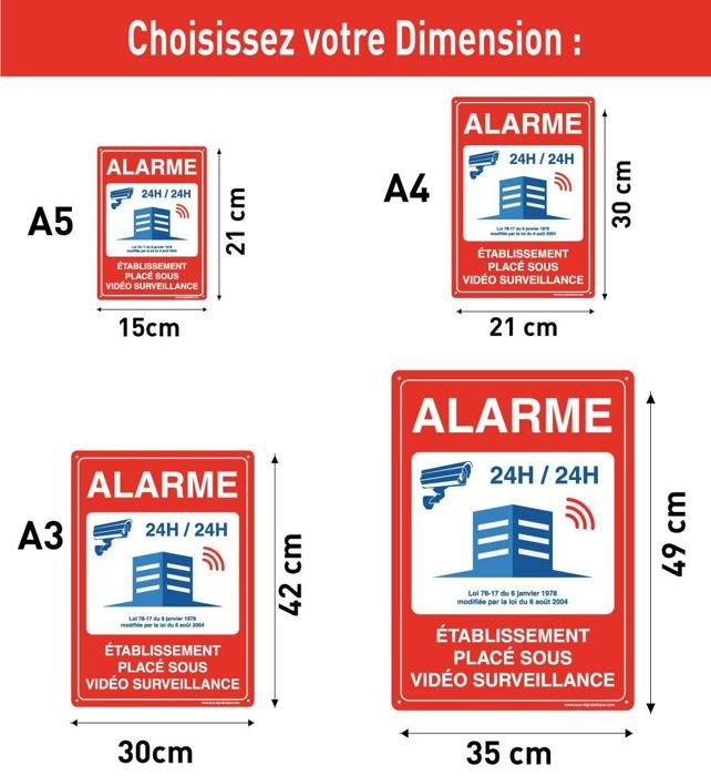 Cartello Segnaletico Di Sicurezza AUA - PVC Rigido 1,5 Mm, Preforato, Angoli Arrotondati, Dimensioni A5 (150x210 Mm), Prodotto In Francia