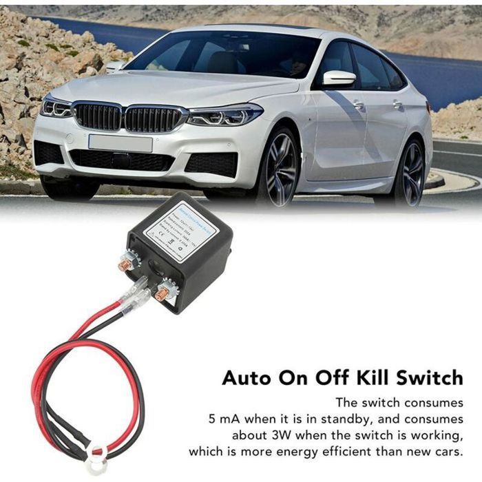 Interrupteur Batterie 12V-72V 200A Avec Télécommande - Coupe-Circuit Antivol Pour Voiture, Bateau, Camion