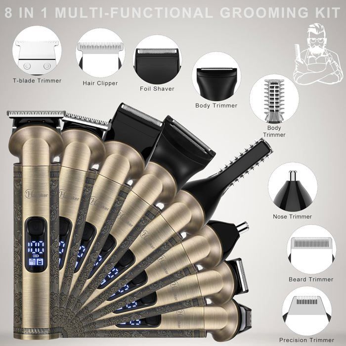 Tondeuse Barbe Homme Tondeuse Cheveux Professionnelle Avec Lame En T De — free download