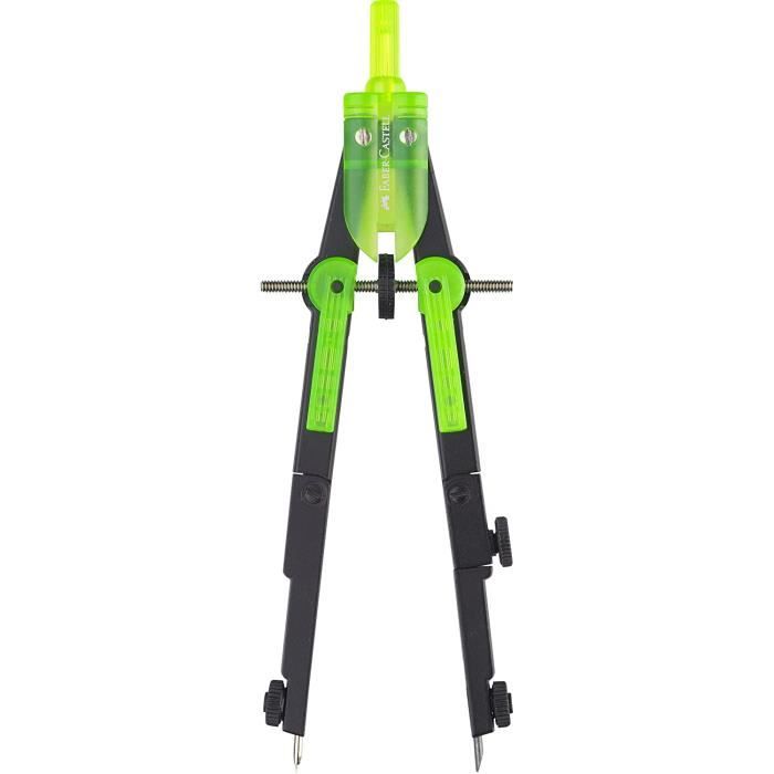 Compas Sellier 10011552 Compas à Réglage Instantané Par Leviers Vert Fluo-Noir[364 ...