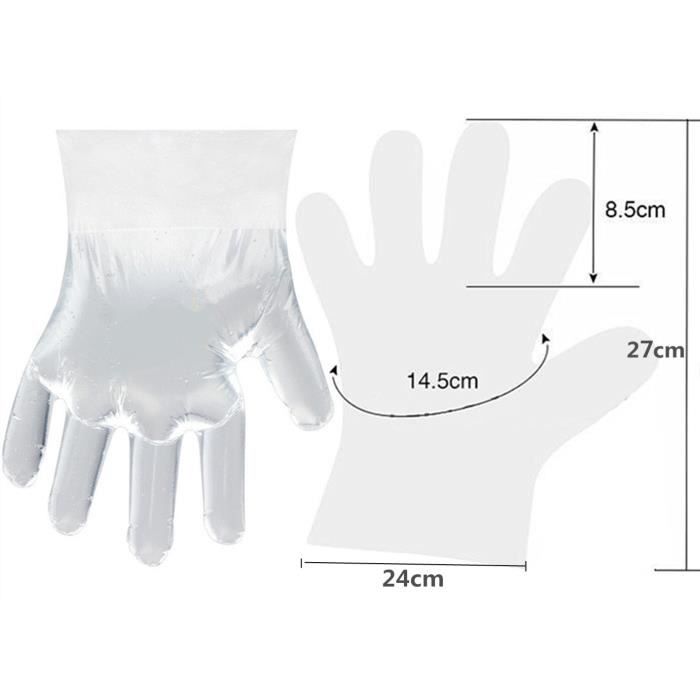 Gants Longs En Latex Naturel - 60 Cm - Protection Chimique Et Microbienne - Taille Universelle - Lavables à 30°C - 11