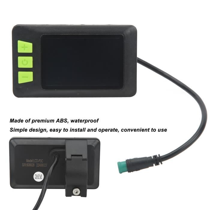 Novara S810 Compteur LED E-Bike 36V IP65 - Affichage Pour Vélo Électrique 5PIN