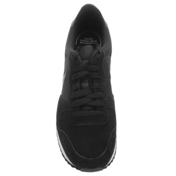 Baskets Nike Air Vortex Ltr Homme Noir Lacets Plat Cuir Noir Cdiscount Chaussures