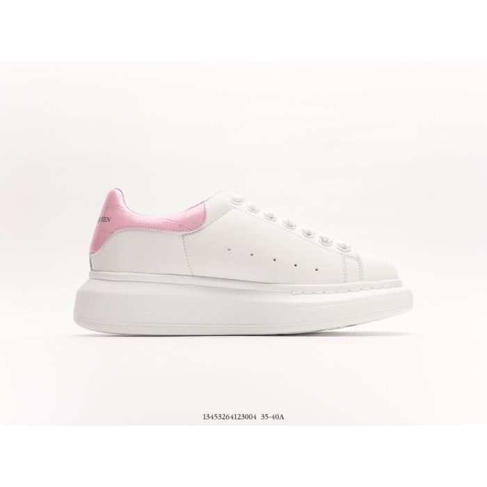 Alexander McQueen 625162WHZ4K9429 White Pink Homme Femme Chaussures Entranement de Sport Cdiscount Sport