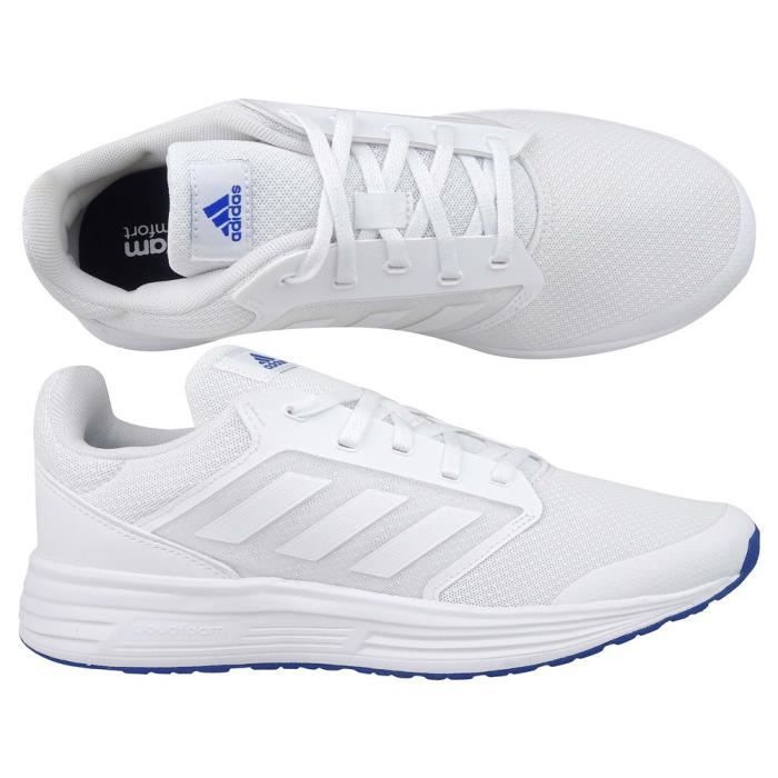 Chaussures ADIDAS Galaxy 5 Blanc Homme Adulte Blanc Cdiscount