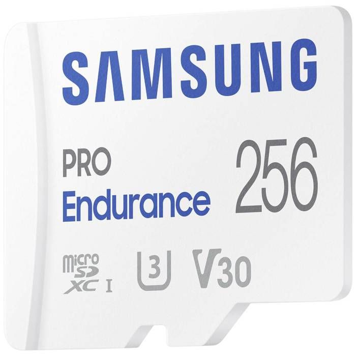 Carte microSDXC Samsung PRO Endurance 256 GB Class 10, UHSClass 3, v30