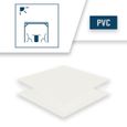 TECPLAST Toile Pergola Blanc Crème 3x3 m 506PR - Qualité 5 ans - Bâche Pergola ou Tonnelle étanche en PVC pour terrasse-3