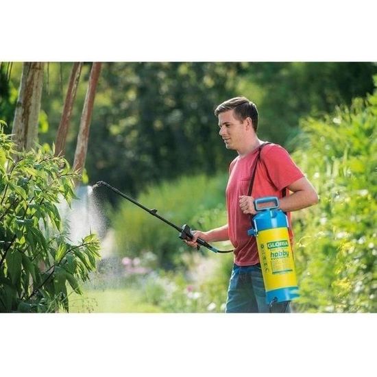 Pulvérisateur Gloria Hobby 05 Flex 0,5L - Gâchette Ergonomique, Buse Laiton Et Pulvérisation Fine