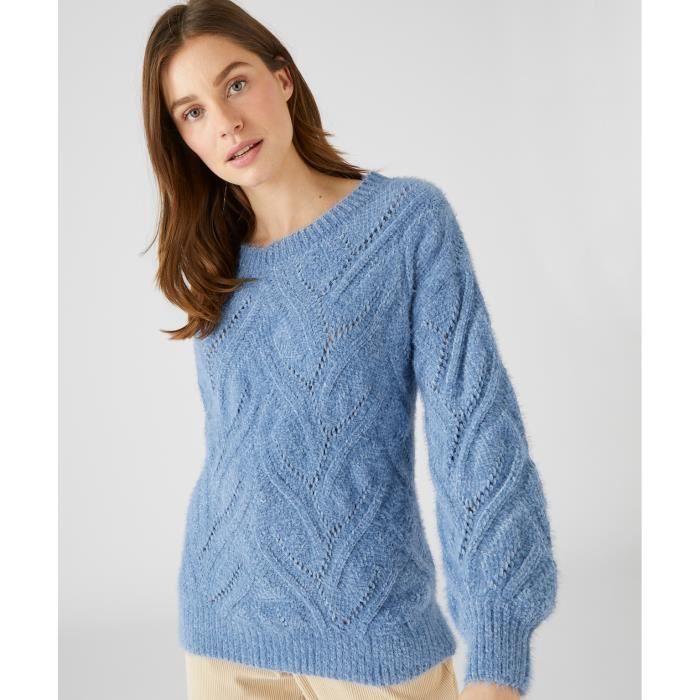 Pull online maille poilue
