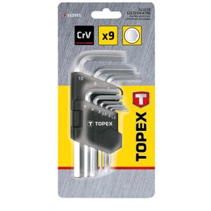 Jeu De 8 Clés Hexagonales Fixes YATO 2-10 Mm - Outils Professionnels