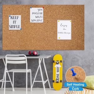 Board2by Lot De 2 Tableaux D'affichage En Liège De 76,2 X 106