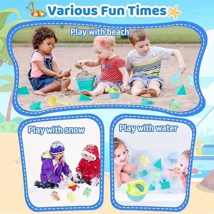 Jouets De Plage Amazon Jouet Plage Moerstar - Set 16 Moules à Sable