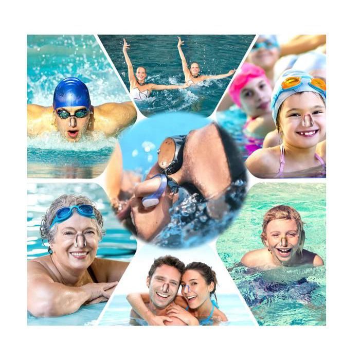 Raxove Pince-nez pour la natation, bouchons nasaux pour la natation | Bouchon nasal de natation