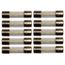Aerzetix Lot de 10 fusibles semi-lents semi-retard/és semi-temporis/és en verre 2cm 20mm 5mm 5x20mm 220V 250V 3.15A